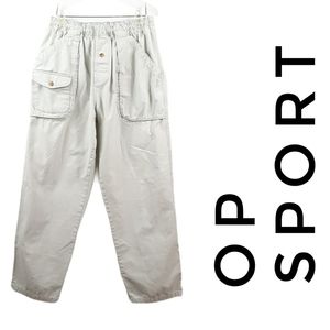 Vintage Ocean Pacific OP Sport Khaki Cargo Pants L